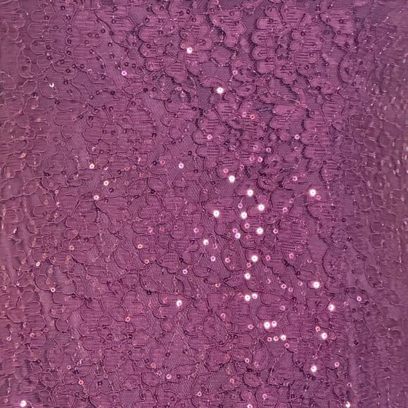 SL Fashions Tea Length Sequin Lace Party Dress with Cap Sleeves, NWT! Size 18 - Picture 4 of 8